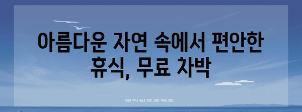 수선화 가득한 지리산치즈랜드에서 무료차박으로 편안한 휴식