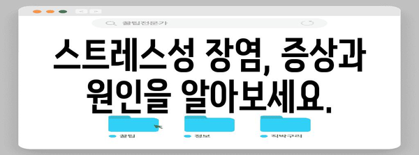 스트레스성 장염 대처 가이드 | 증상, 예방, 치료