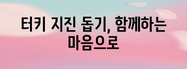 터키지진 기부 안내서 | 지원방법, 비영리 단체 및 기부처