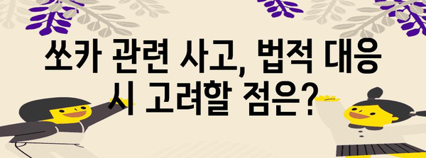 쏘카 사고 책임 완벽 분석 | 피해규모와 보험 처리법