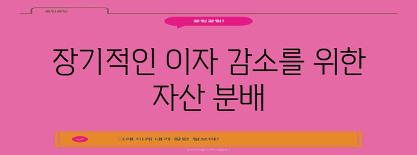 대출 이자 줄이는 투자 가이드