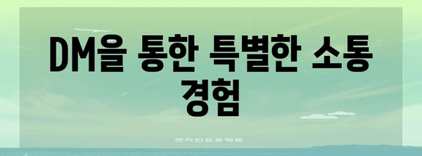 개인화된 인스타그램 DM 답장으로 고객 감동