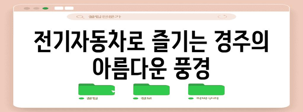 경주 전기자동차 투어 | 문화유적 편안한 탐방